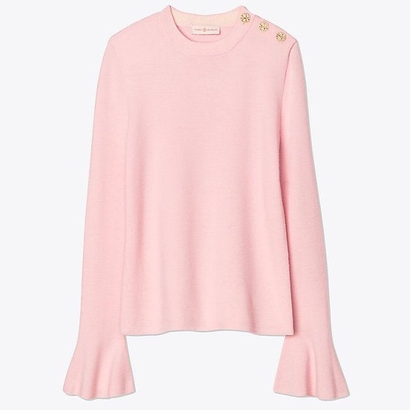 Tory Burch Kimberly Sweater Size M Pink 